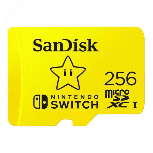 Карта памяти 256GB MicroSD Nintendo Switch UHS I, SDXC, 100 МБ/с, Class 10