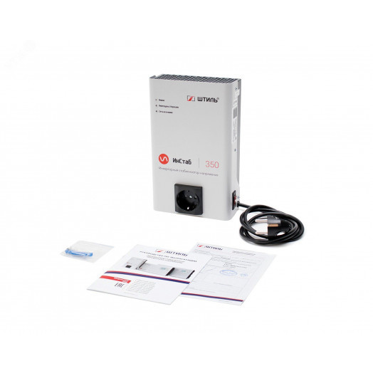 Стабилизатор переменного напряжения ИнСтаб инверторный 350 ВА/300 Вт, 230В, з/у 1.6А, однофазный, настенный