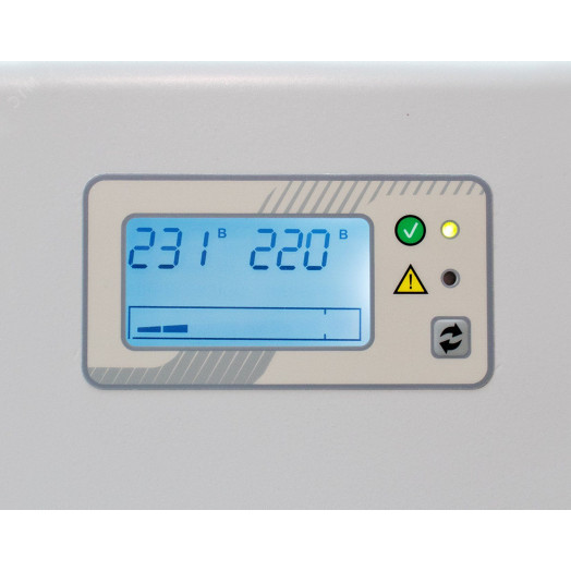 Стабилизатор переменного напряжения ИнСтаб инверторный 1500 ВА/1125 Вт, з/у 6.8А, однофазный, настенный