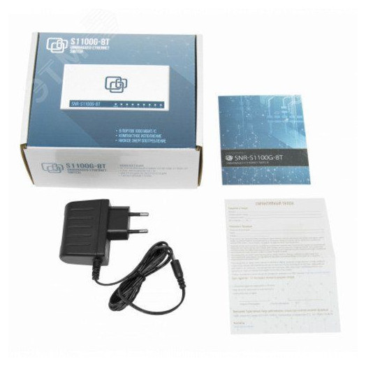 Коммутатор неуправляемый 8 портов RJ4510 100 1000 Мб/с