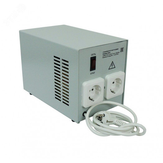 Стабилизатор переменного напряжения Стандарт релейный 2000 ВА, однофазный, настольный