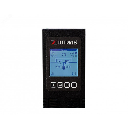 Источник бесперебойного питания Online Rack 3000 ВA/2700 Вт, 1Ф/1Ф, ЖК-дисплей, с АКБ, 6х12В/9Ач,  IEC-320-C13 (8 шт.), IEC-320-C19 (1 шт.), з/у 1А, 2U