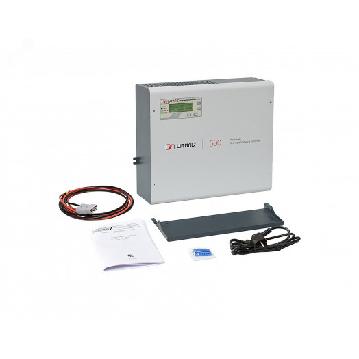 Источник бесперебойного питания Online настенный 500 ВA/400 Вт, 1Ф/1Ф, ЖК-дисплей, без АКБ, EURO F-type с заземлением (1 шт.), з/у 5А