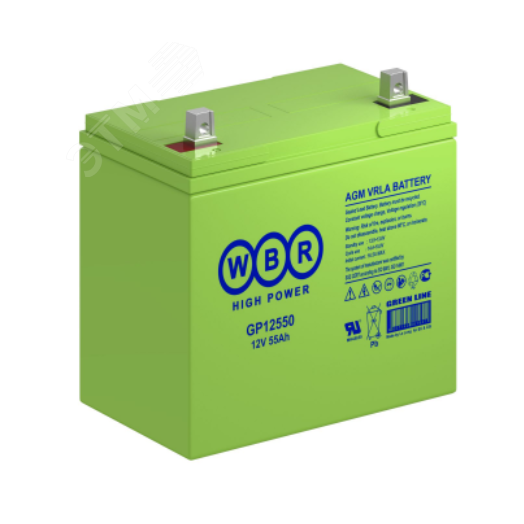 Аккумулятор GP 12В 55Ач