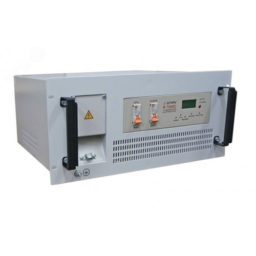 Стабилизатор переменного напряжения Стандарт тиристорный 7500 ВА, однофазный, для установки в 19'' стойку