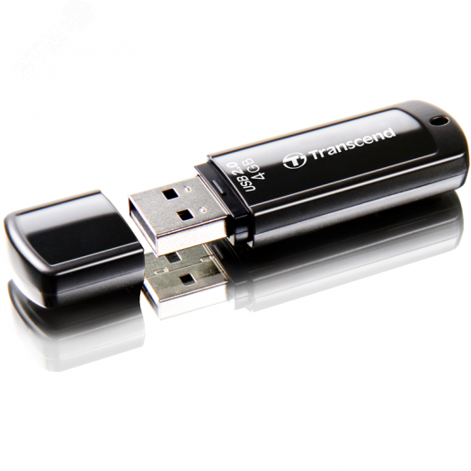 Флеш накопитель 4GB JetFlash 350, USB 2.0, черный