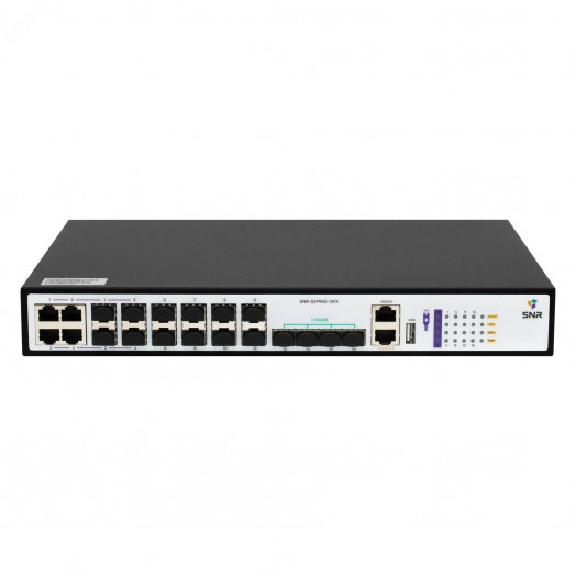 Коммутатор управляемый L3 12 портов RJ45/SFP 100 1000 10000 (10G) Мб/с