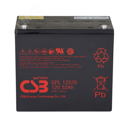 Аккумулятор GPL 12В 52Ач