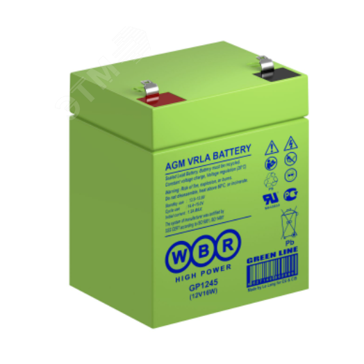 Аккумулятор GP 12В 16W