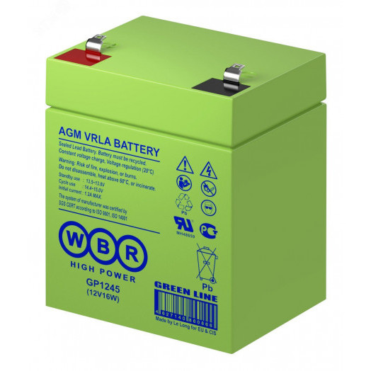 Аккумулятор GP 12В 16W