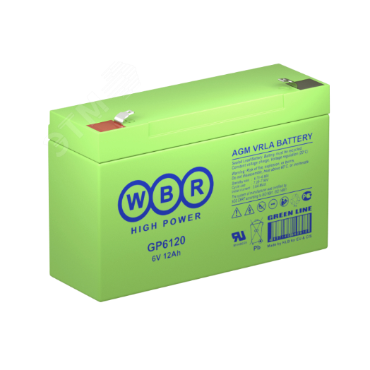 Аккумулятор GP 6В 12Ач