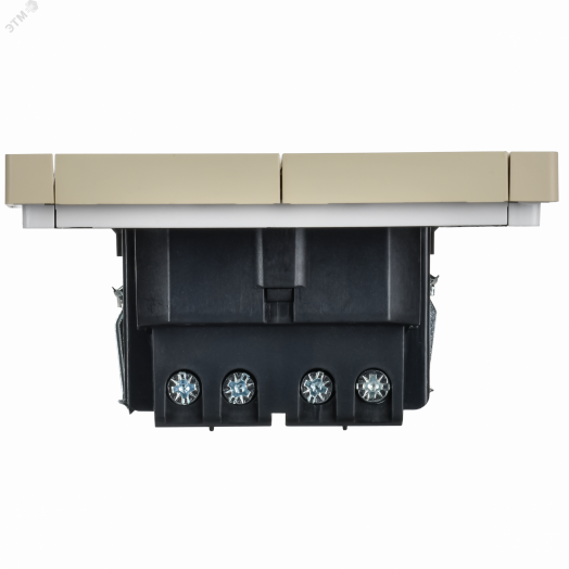 FORTE&PIANO Выключатель 2-клавишный перекрестный 10А FP409 ваниль IEK