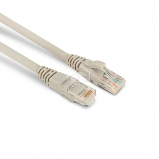 Патч-корд U/UTP категория 6a 10G LSZH серый (2м)