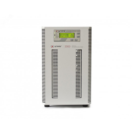 Источник бесперебойного питания Online, фаза 1/1, 2000Ва/1800Вт, IEC-320-C13 (3 шт.), EURO F-type с заземлением (2 шт.), IEC-320-C19 (1 шт.)