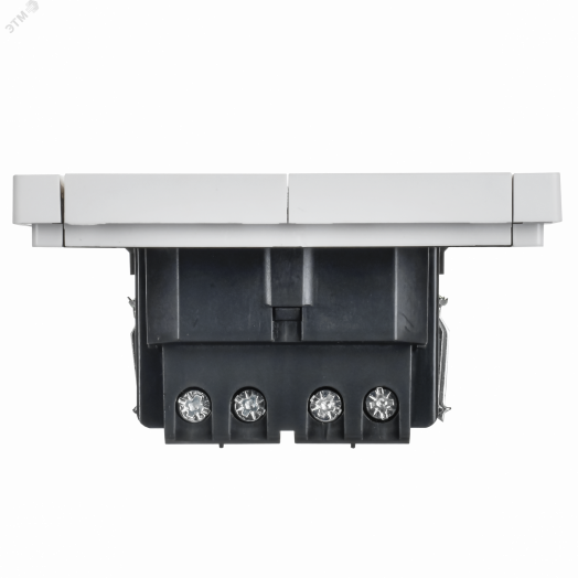 FORTE&PIANO Выключатель 2-клавишный перекрестный 10А FP209 белый IEK