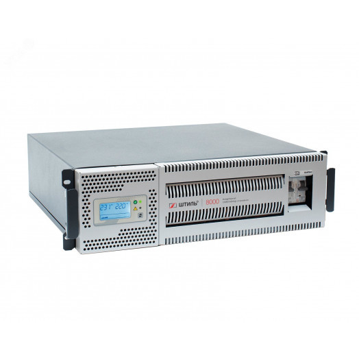 Стабилизатор переменного напряжения ИнСтаб инверторный 8000 ВА/7200 Вт, ЖК-дисплей, з/у 36А, однофазный, напольный/в стойку