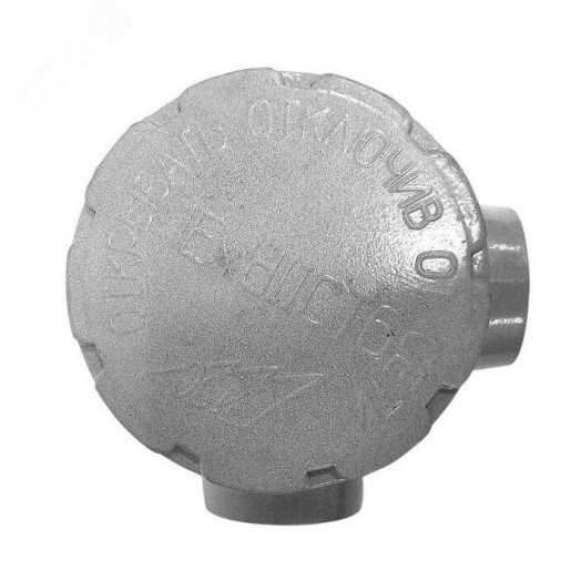 Коробка алюминиевая угловая 2 кабельных ввода 1ExdIICT6 IP54