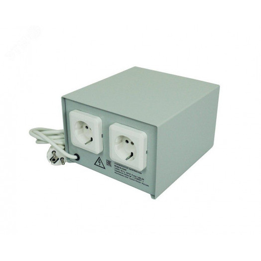 Стабилизатор переменного напряжения Стандарт релейный 400 ВА, однофазный, настольный