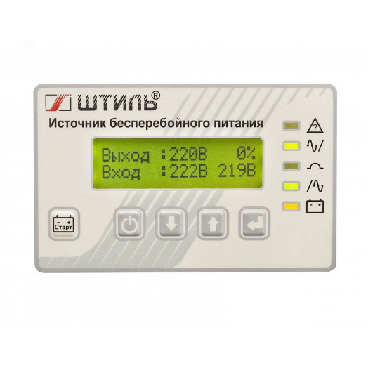 Источник бесперебойного питания Online Tower 10000 ВA/8000 Вт, 1Ф/1Ф, ЖК-дисплей, без АКБ, клеммное подключение (L, N, PE), з/у от 1А до 4А