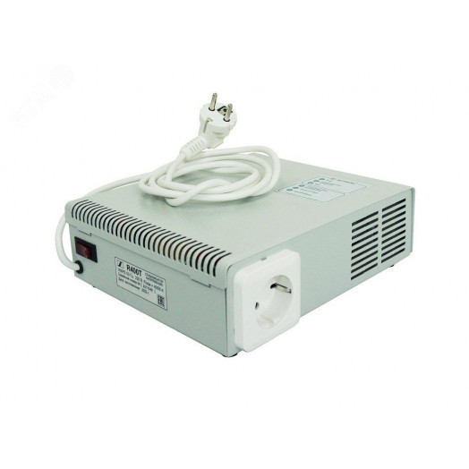 Стабилизатор переменного напряжения Термо релейный 400 ВА, однофазный, настольный