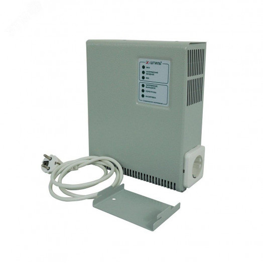 Стабилизатор переменного напряжения Термо релейный 400 ВА, однофазный, настольный