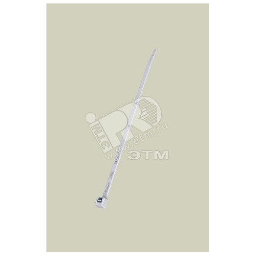 Стяжка для внутреннего монтажа 4.8x188 ПА 6.6 (100шт) серый RAL7035