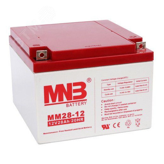 Аккумуляторная батарея 12В 28Ач MМ28-12