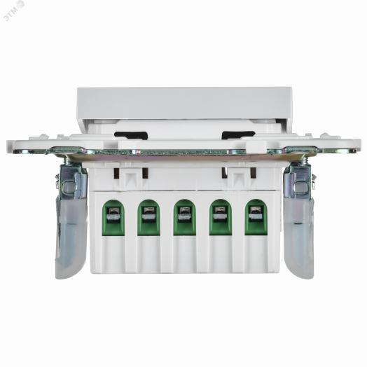 SKANDY Кнопка звонка с индикацией для отелей 10А SK-V17W арктический белый IEK