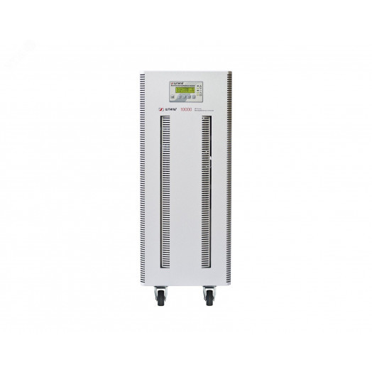 Источник бесперебойного питания Online Tower 10000 ВA/8000 Вт, 1Ф/1Ф, ЖК-дисплей, с АКБ, 16х12В/9Ач, клеммное подключение (L, N, PE), з/у от 1А до 4А