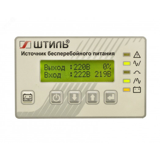 Источник бесперебойного питания Online Tower 10000 ВA/8000 Вт, 1Ф/1Ф, ЖК-дисплей, с АКБ, 16х12В/9Ач, клеммное подключение (L, N, PE), з/у от 1А до 4А