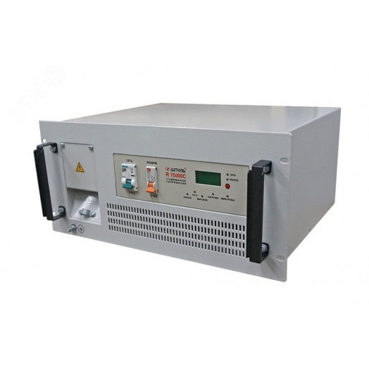Стабилизатор переменного напряжения Стандарт тиристорный 10000 ВА, однофазный, для установки в 19'' стойку