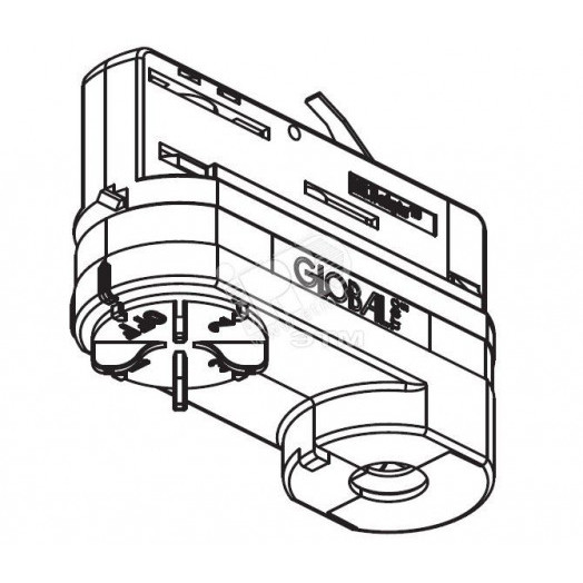 XTSA-68L-3 white Адаптер к шинопроводу (Nordic)