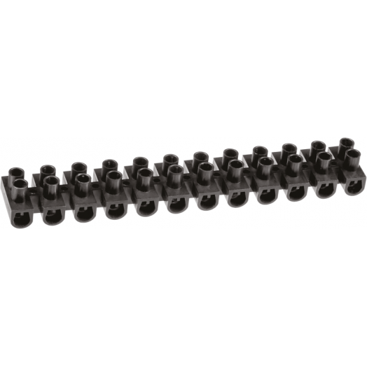 Колодка клеммная 4х14кв.мм 12 пар NTB-UPP-S12-20/BL полипропилен черн. NAVIGATOR 71015