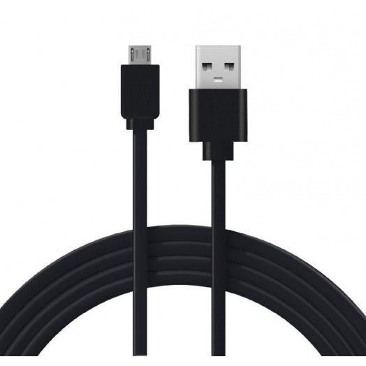 Кабель USB универс. microUSB шнур плоский 1м черн. Rexant 18-4270
