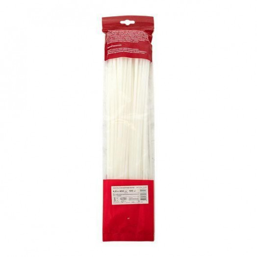 Хомут P6.6 4.8х400 FlexLock стандартный бел. (уп.100шт) PROxima EKF plc-fl-ctsw-4.8x400