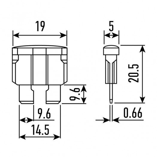 Набор автомобильных предохранителей "стандарт" (блист.) Rexant 80-7022