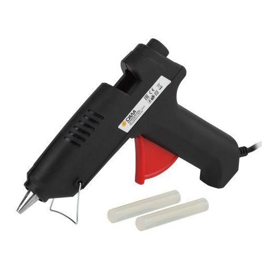 Термопистолет клеевой SGG60-01 60Вт под стержень 11мм (в комл. 11ммх7см 2шт) СИЛА Б0046684