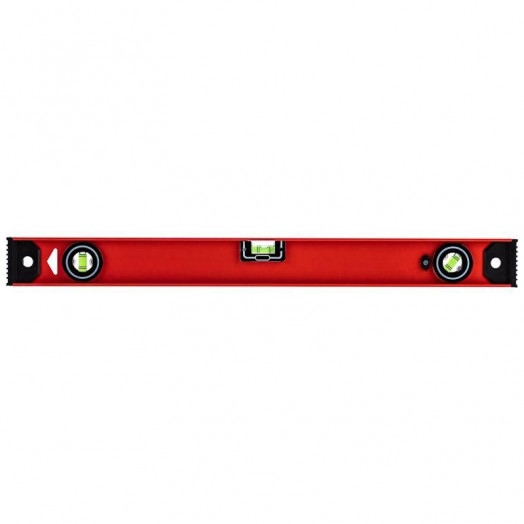 Уровень алюминиевый "Рельс" 600мм 3 глазка (1 поворотный) Rexant 12-9211