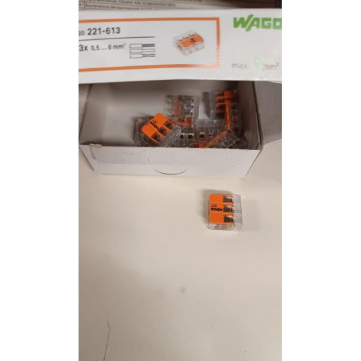 Клемма 3-х проводная (221-613) WAGO 272287