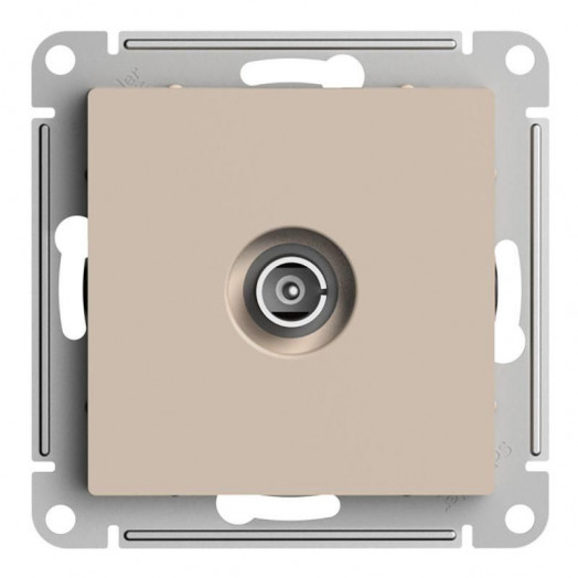 Розетка телевизионная оконечная TV AtlasDesign 1дБ механизм песочн. SE ATN001291