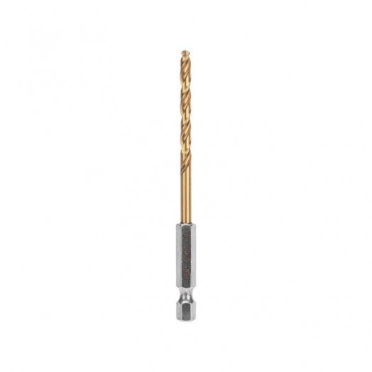 Сверло по металлу 4мм Р6М5 ТИТАН шестигранный хвостовик DIN 338 Kranz KR-91-5503