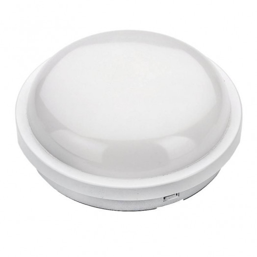 Светильник светодиодный ДСП WP 01 C 15W OP 840 WH D170 167х167х62мм 15Вт 4000К IP65 наклад. бел. Bulkhead Русский Свет 20070123069