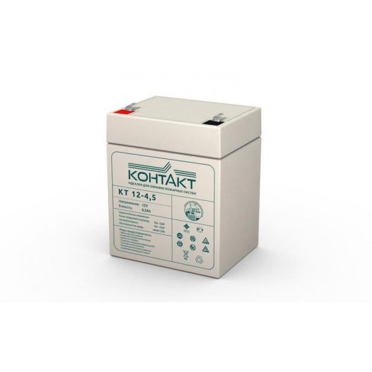 Аккумулятор ОПС 12В 4.5А.ч КТ 12-4.5 Контакт