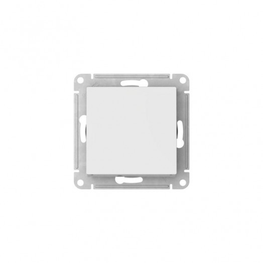 Переключатель 1-кл. AtlasDesign (сх. 6) 10AX быстрозажим. клем. механизм бел. SE ATN000161S