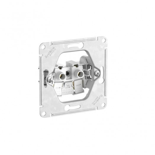 Розетка AtlasDesign 16А без заземл. без шторок быстрозажим. клем. механизм алюм. SE ATN000341S