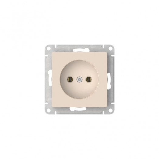 Розетка AtlasDesign 16А без заземл. без шторок быстрозажим. клем. механизм беж. SE ATN000241S