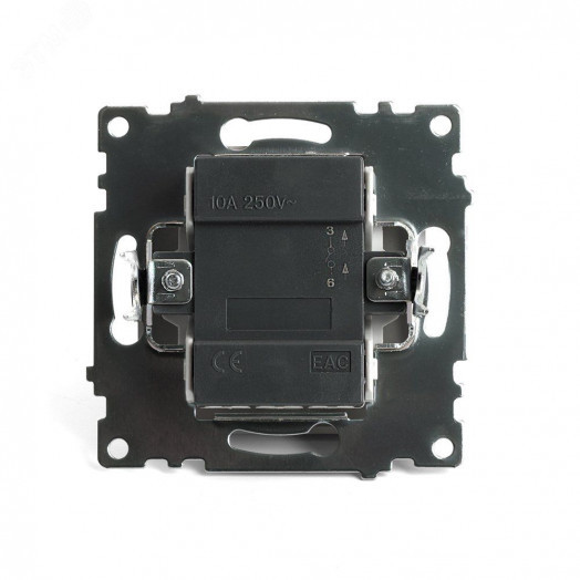 Выключатель одноклавишный (механизм) серия Катрин золото STEKKER