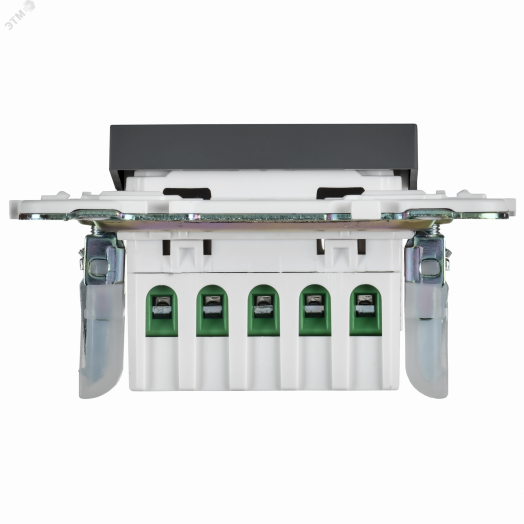 SKANDY Кнопка звонка с индикацией для отелей 10А SK-V17T титан IEK