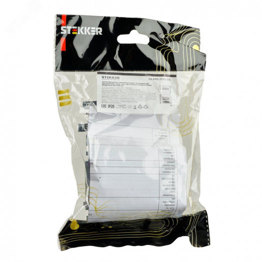 Переключатель перекрестный одноклавишный (механизм) 250В 10А серия Катрин черный STEKKER