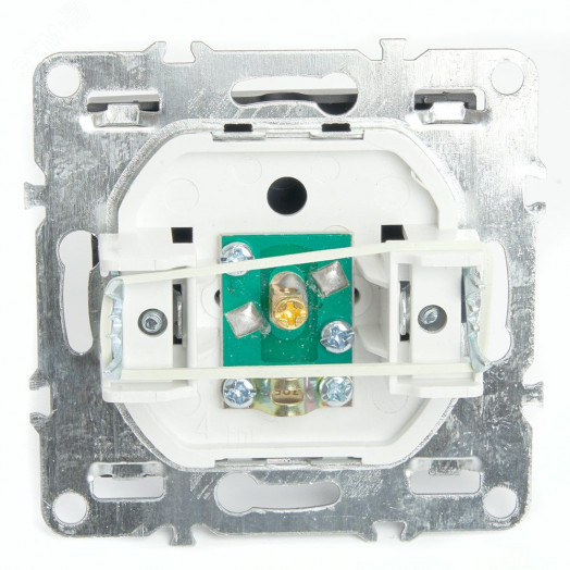 Розетка телевизионная одноместная 75 Ом 5-862МГц (механизм) серия Эрна черный STEKKER